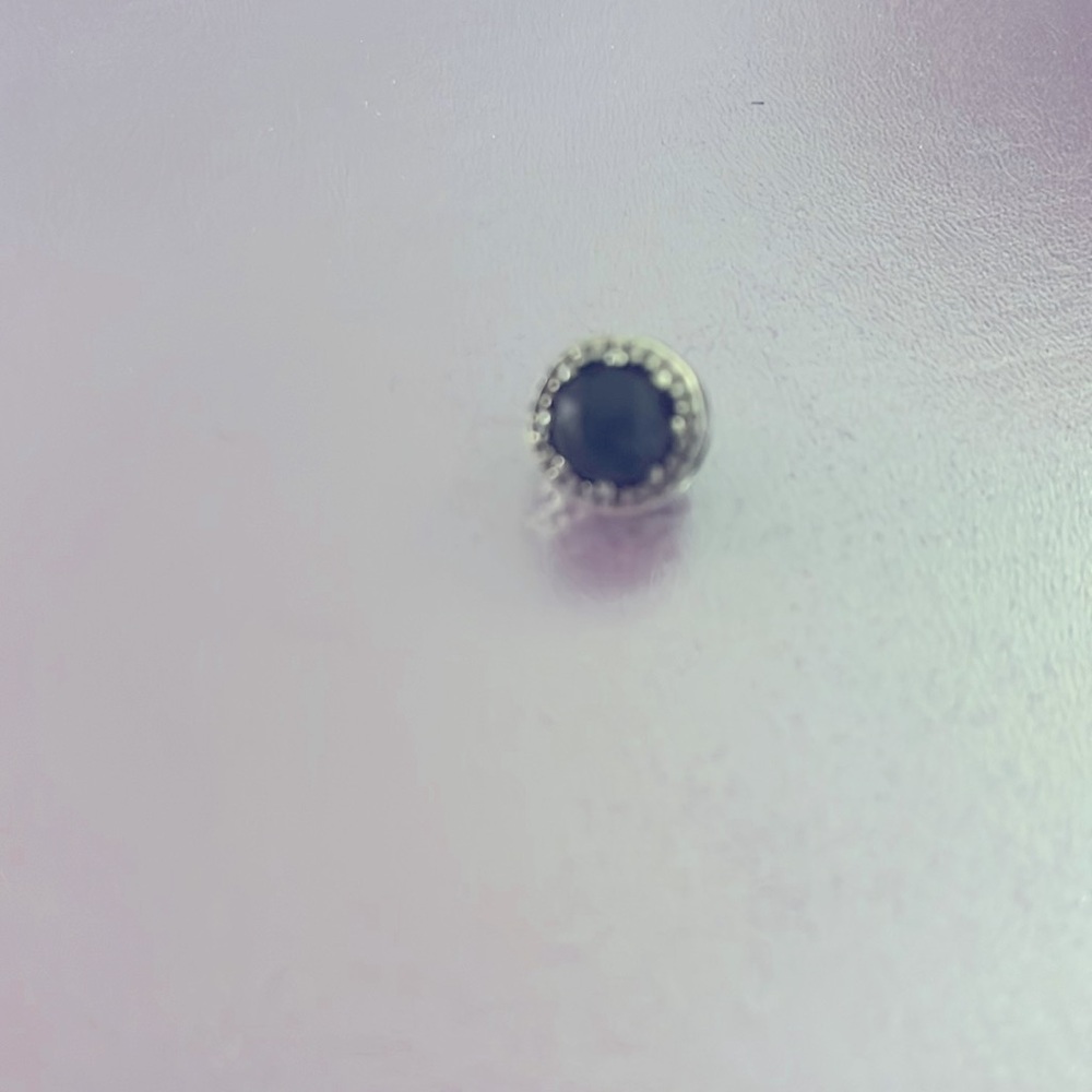 Authentic pandora charm/ blue stone